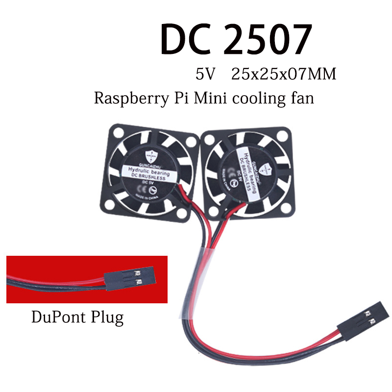 Raspberry Pi Water Cooling Kit - Nieuwe Dc 5V 0.11a 2507 25X25X07Mm
