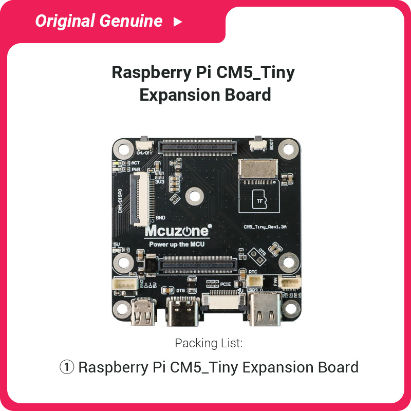 Complete CM5 Tiny Full Kit met - Raspberry Pi Ai Kit Hailo-8L recensie en prijs
